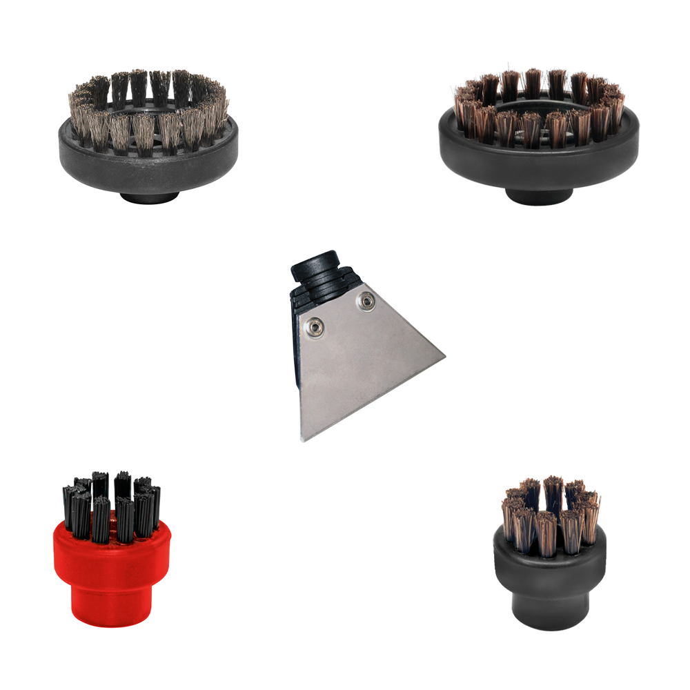 Nylon/horsehair brushes