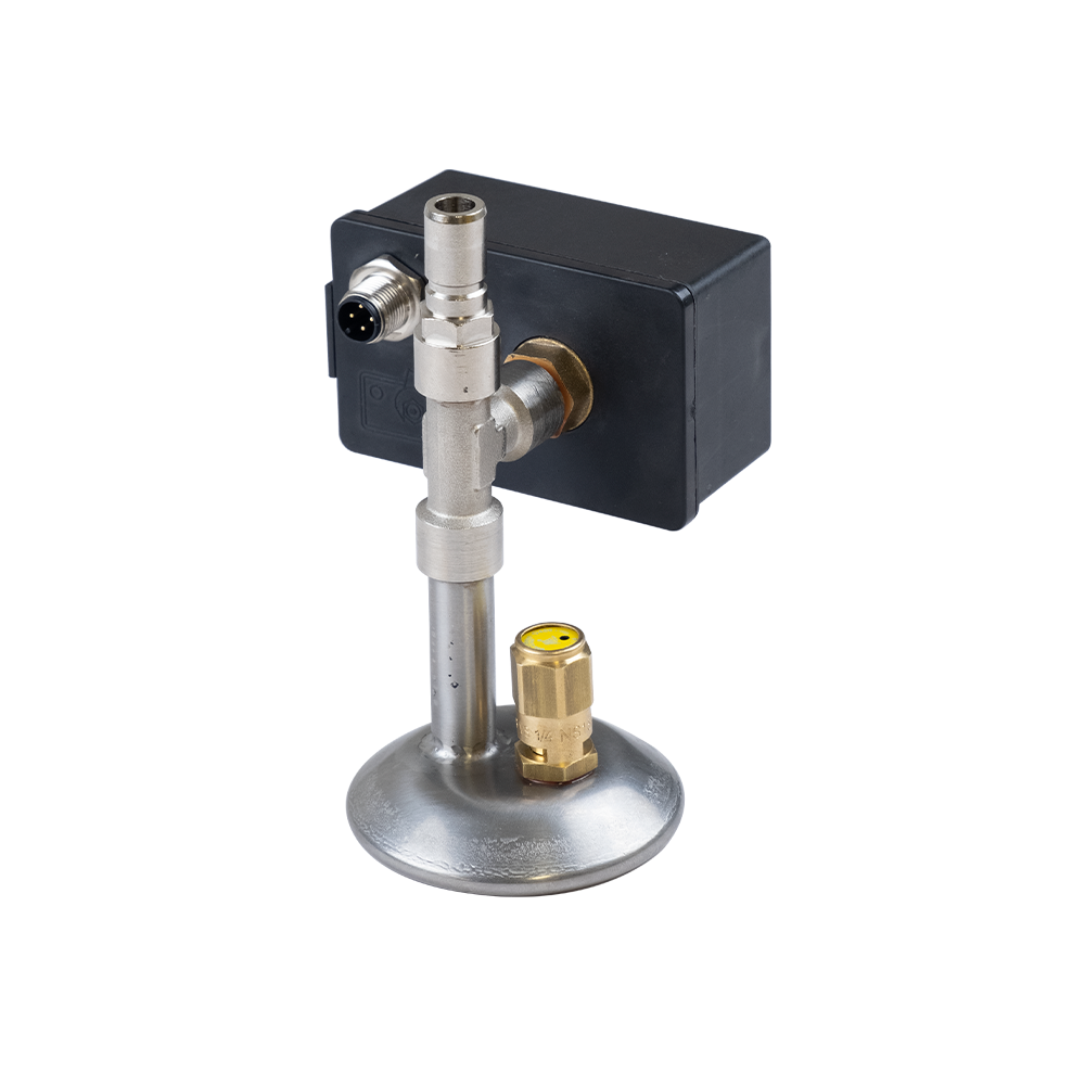 Garolla connection with pressure switch