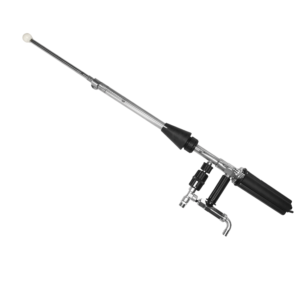Steam cleaning rod for barrels