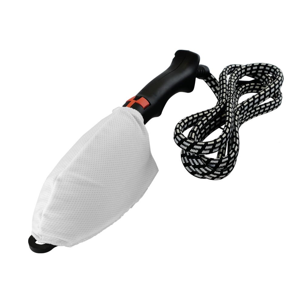 Superheating brush for vertical ironing