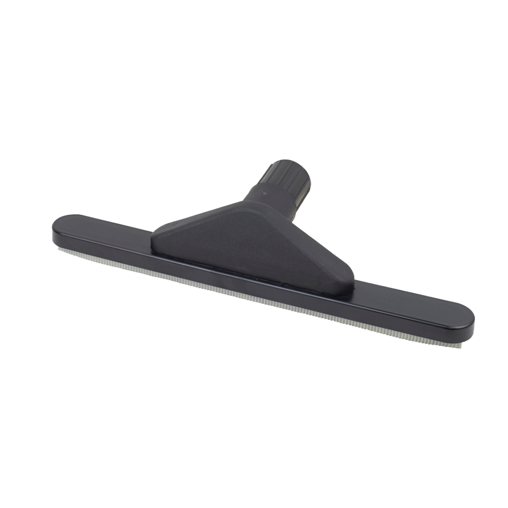 Flat plastic nozzle with squeegee insert