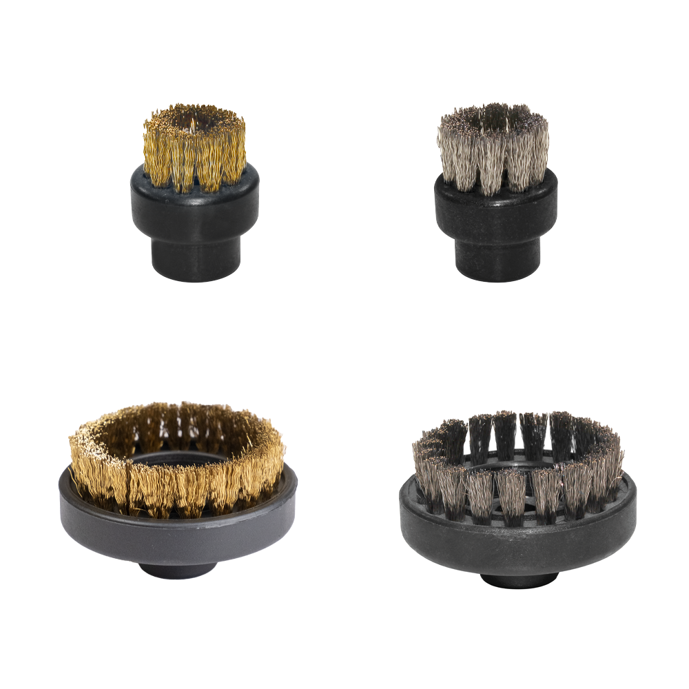 Brass and stainless steel brushes