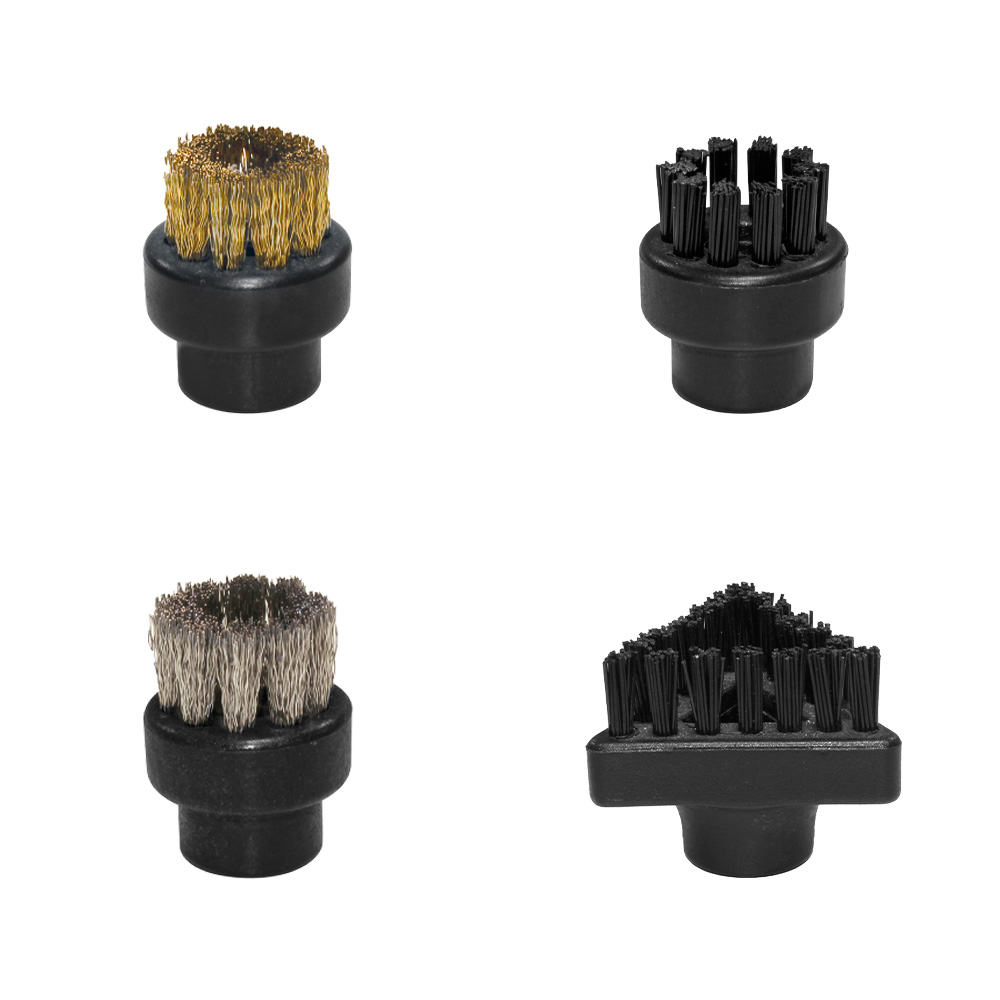 Nylon, stainless steel, brass brushes 28mm